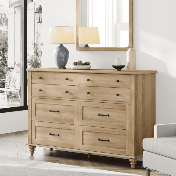 Oak 8 Drawer Dresser c9013aec989c7941d5b77b83a3fd1ca7