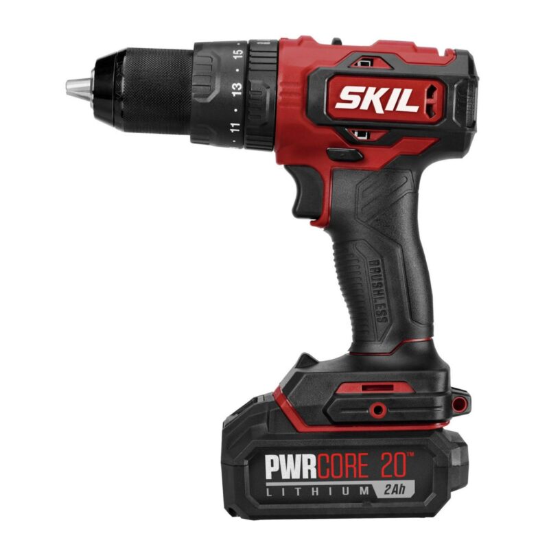 PWR CORE 20a c Brushless 20-Volt 1/2 In. Hammer Drill Kit with 2.0Ah Battery and PWR JUMPa c Charger - Image 8