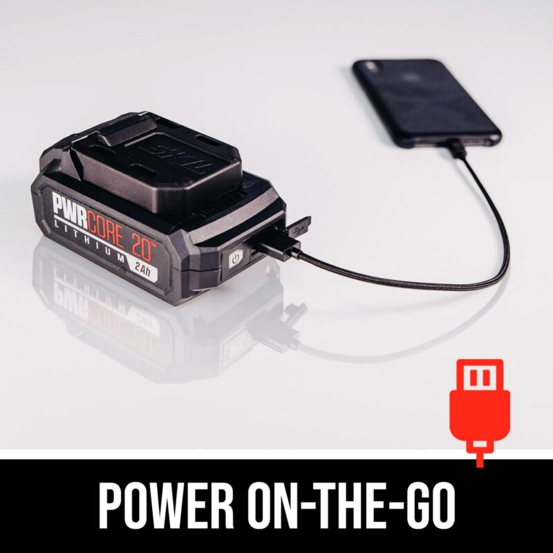 PWR CORE 20a c Brushless 20-Volt 1/2 In. Hammer Drill Kit with 2.0Ah Battery and PWR JUMPa c Charger - Image 3