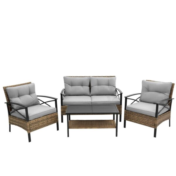 Patio Furniture Set 57b472910f3a56ca538d23d030684343