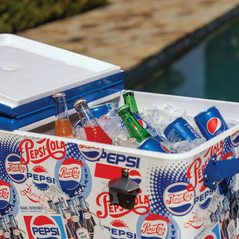 Pepsi 80-Quart Patio Cooler - Heritage Edition - Image 3