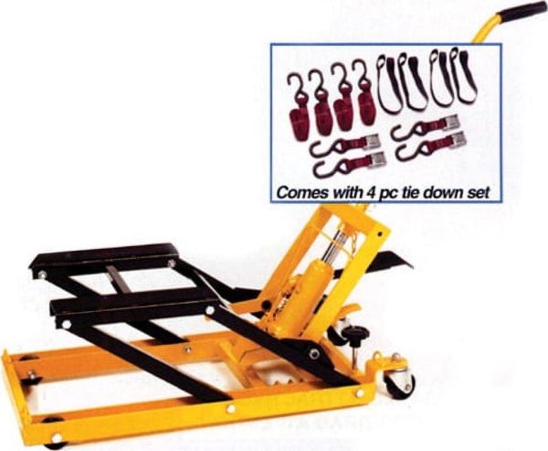 Performance Tool JACK Multi-Purpose Lifting Jack, 1,250 lbs Capacity, 4.5  to 16.5  Lift Range
