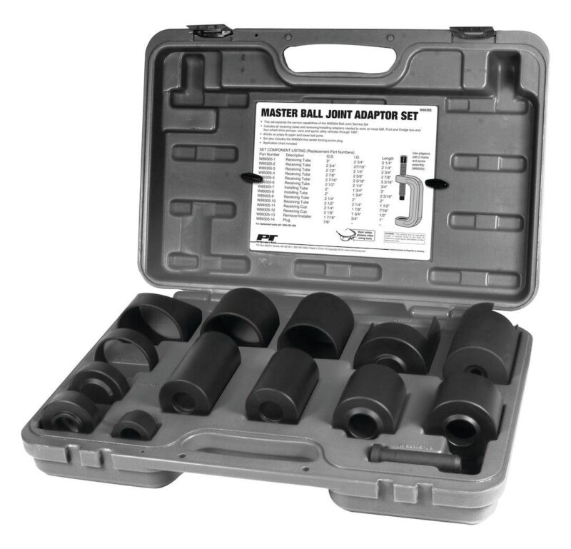 Performance Tool Master Ball Joint Adapter Set Automotive Specialty Parts, 1265 lb