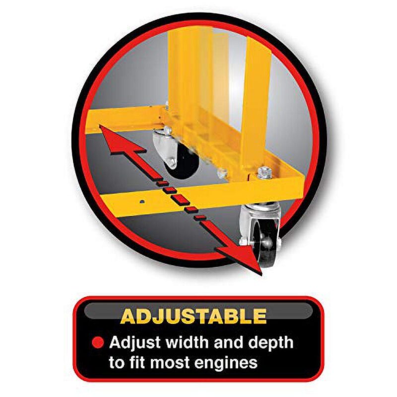 Performance Tool W41037 750lb Rolling Engine Stand - Image 3