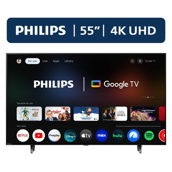 Philips 55  Class 4K Ultra HD (2160p) Google Smart LED TV (55PUL7552/F7) (New)