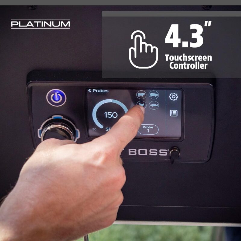 Pit Boss Platinum 1250 Connected Wood Pellet Grill with Wi-FiA and PID Controller - Image 5