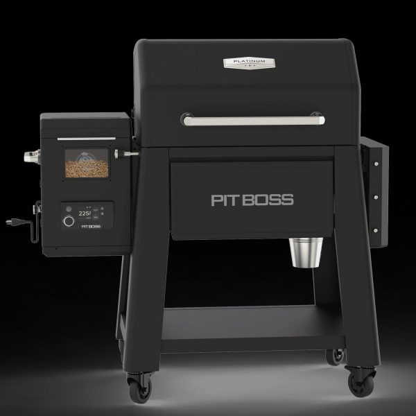 Pit Boss Platinum 1250 Connected Wood Pellet Grill with Wi-FiA and PID Controller