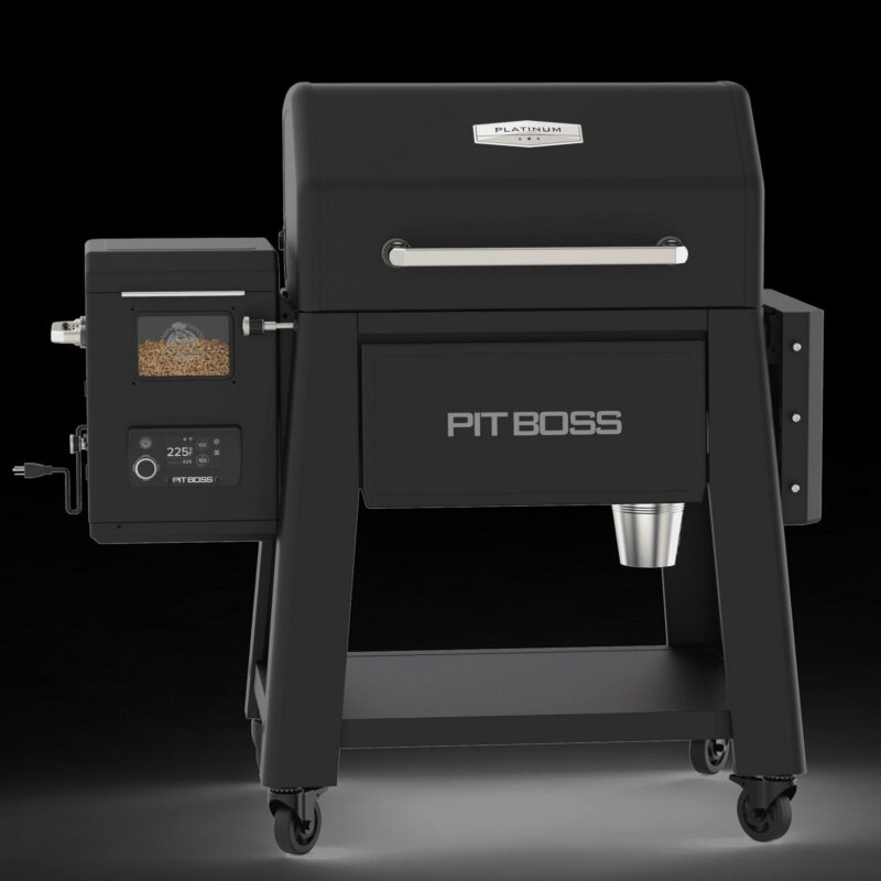 Pit Boss Platinum 1250 Connected Wood Pellet Grill with Wi-FiA and PID Controller