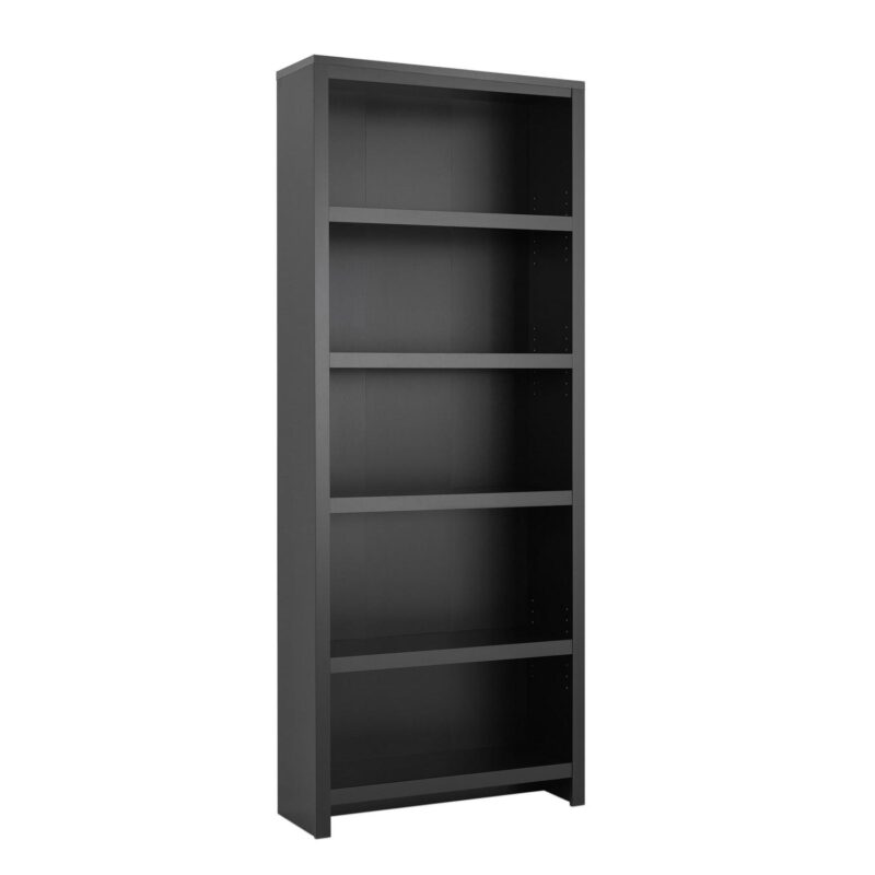 Prepac Moda Bookcase, Black Storage Cabinet, Display Cabinet 31.75  W x 80  H x 12  D, BSBR-0510-1