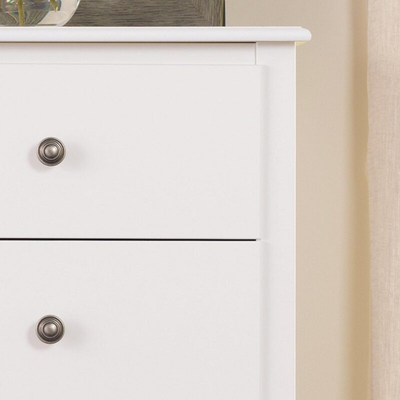Prepac Monterey 6 Drawer Wooden Dresser Chest, 19  x 23.25  x 52.75 , White - Image 2