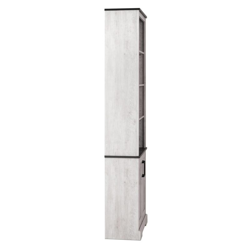 Prepac Rustic Ridge Washed White 26  W x 79.75  H x 12.5  D Bookcase - Image 11