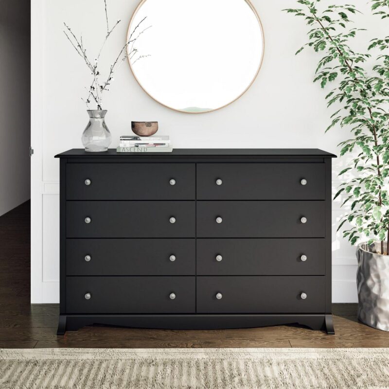 Prepac Sonoma 8-Drawer Dresser, Black - Image 4