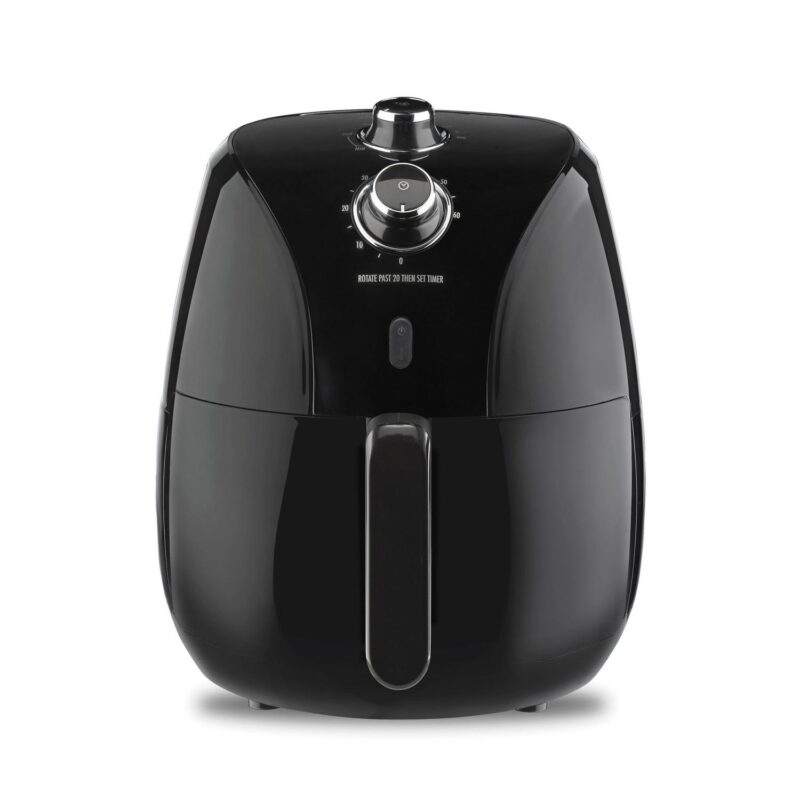 Proctor Silex Air Fryer, 5.8 Quart, Air Fry Oven with Temperature Control, 60 Min Timer, Non Stick Fryer Basket, 1700W, Black
