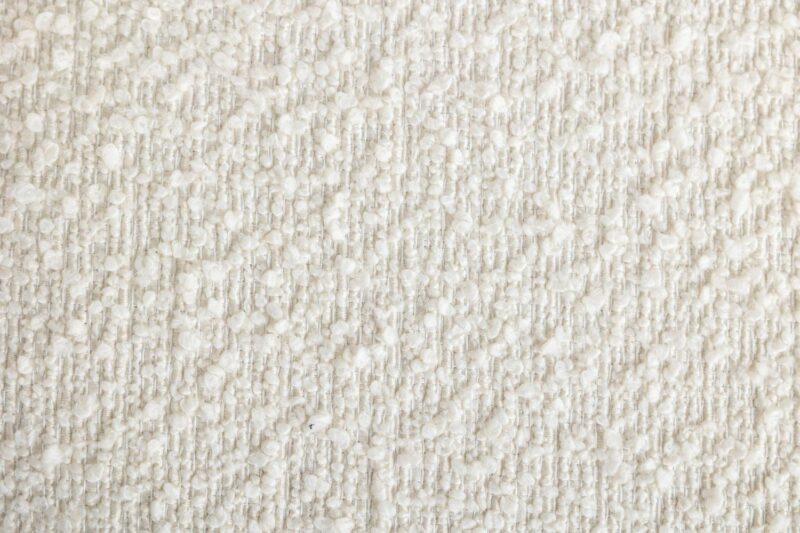 Roundhill Furniture Winnie Modern Teddy Boucle Fabric Barrel Chair, 360 Degree Swivel, White - Image 10