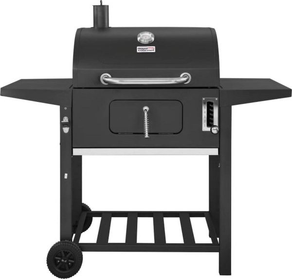 Royal Gourmet 24  CD1824A 24-Inch Charcoal Grill, Heavy-duty BBQ Smoker for Outdoor Picnic Camping Grilling, Black