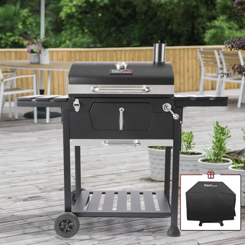 Royal Gourmet 24  CD1824EC, Charcoal BBQ Grill with Cover - Image 8