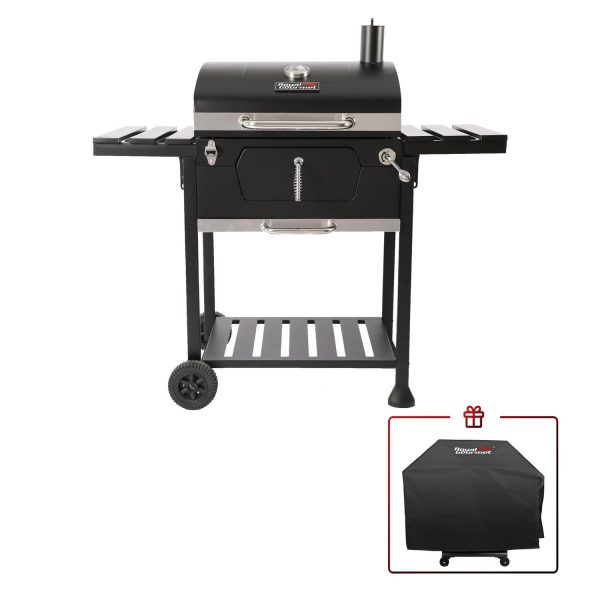 Royal Gourmet 24  CD1824EC, Charcoal BBQ Grill with Cover