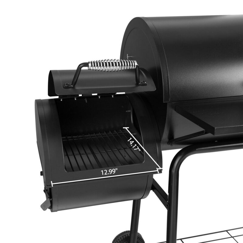 Royal Gourmet 30  CC1830S Steel Charcoal Grill with Offset Smoker - Image 6