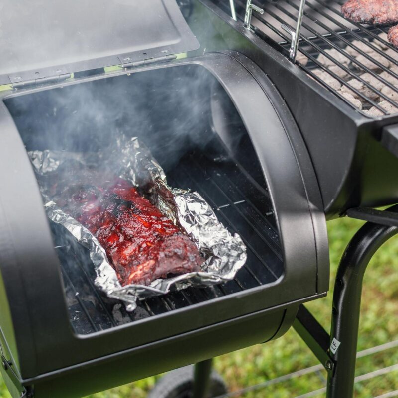 Royal Gourmet 30  CC1830S Steel Charcoal Grill with Offset Smoker - Image 9