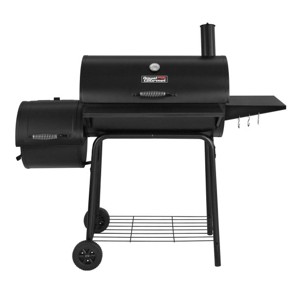 Royal Gourmet 30  CC1830S Steel Charcoal Grill with Offset Smoker