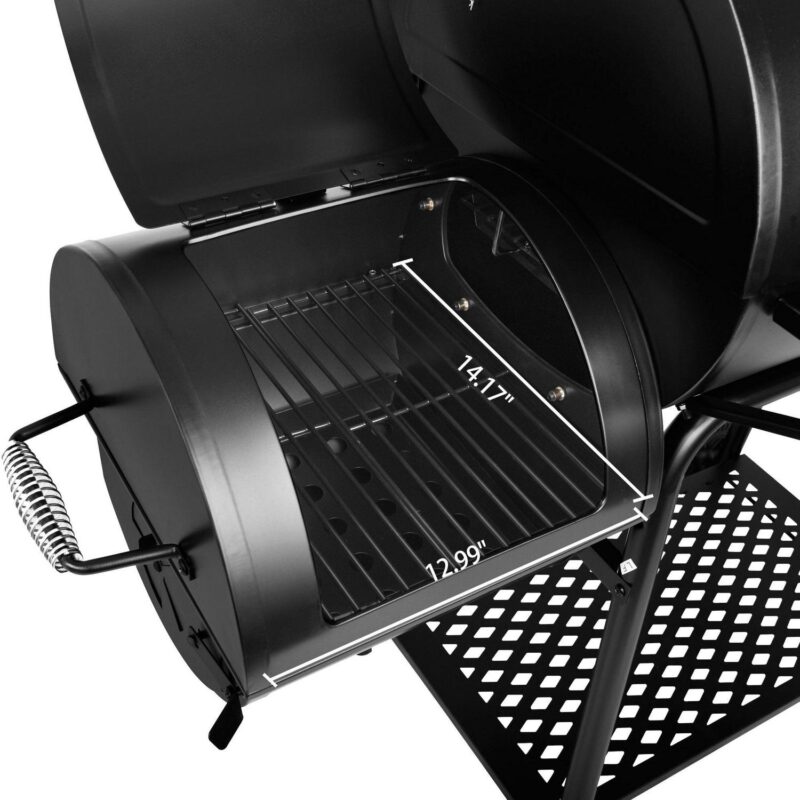 Royal Gourmet CC1830FC 30  Charcoal Grill with Offset Smoker, With Cover - Image 4