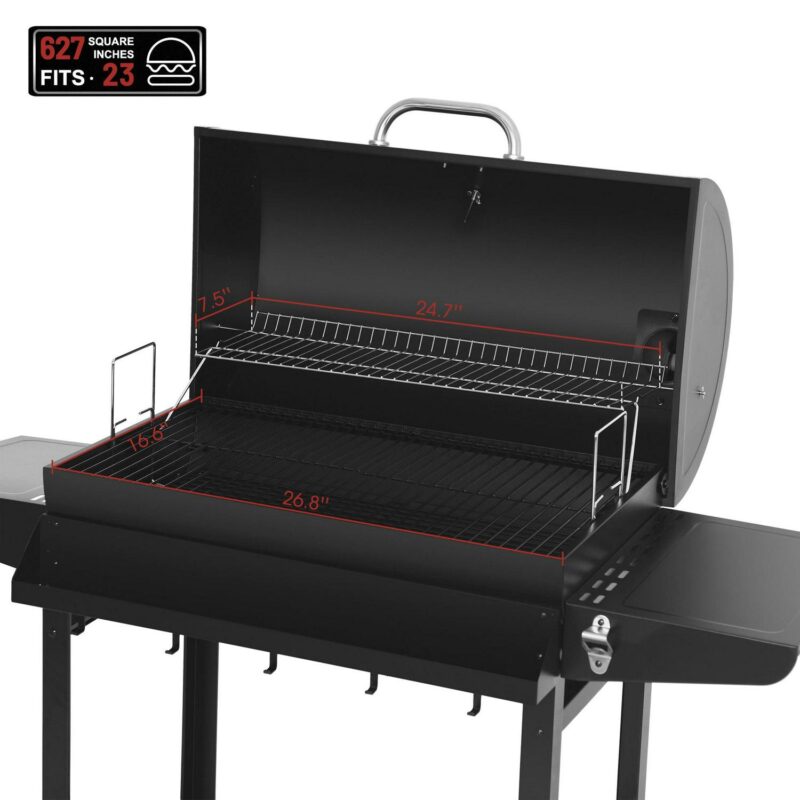Royal Gourmet CC1830T 30  Barrel Charcoal Grill - Image 4