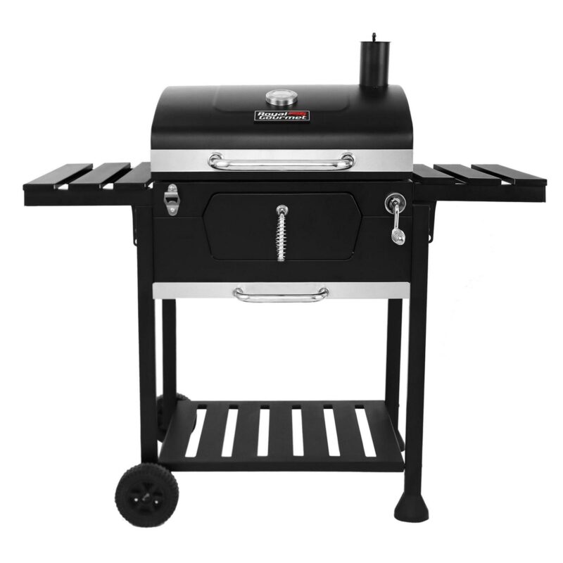 Royal Gourmet Corp Royal Gourmet 24-inch Charcoal BBQ Grill, Black - Image 2