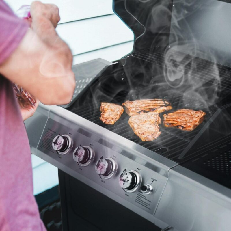 Royal Gourmet GA4400T Stainless Steel 4-Burner BBQ Gas Grill, 40,000 BTU - Image 11