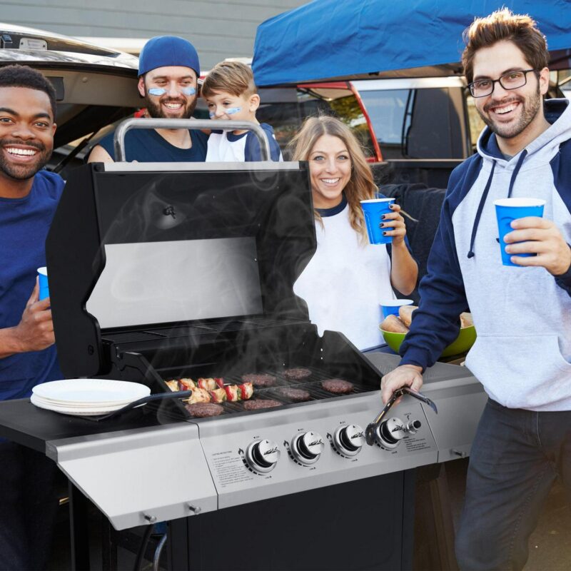 Royal Gourmet GA4400T Stainless Steel 4-Burner BBQ Gas Grill, 40,000 BTU - Image 13