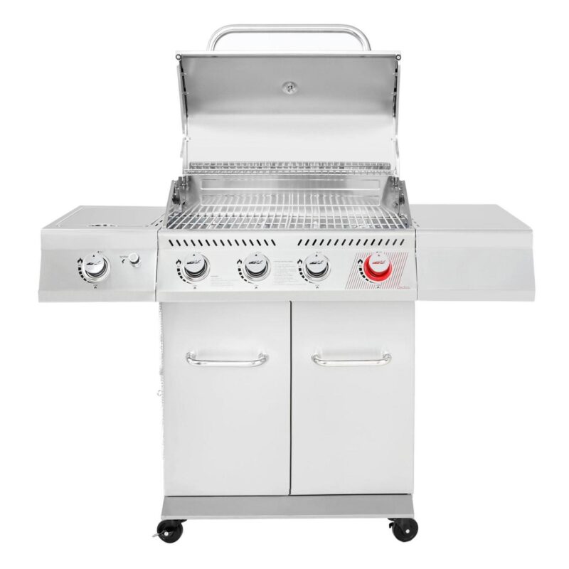 Royal Gourmet GA4402S Stainless Steel 4-Burner BBQ Cabinet Style Gas Grill with Sear Burner and Side Burner Silver - Image 11