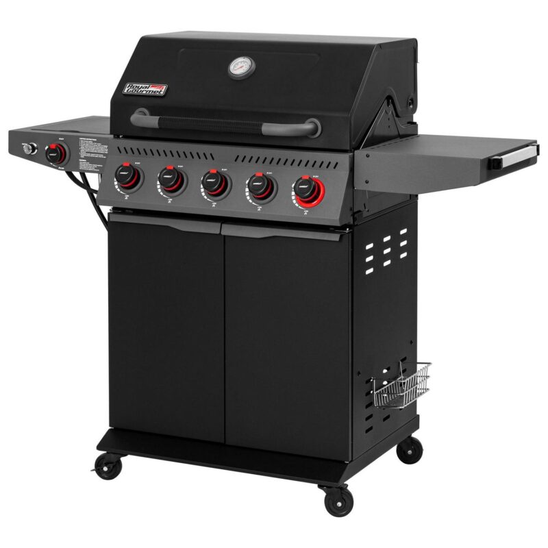 Royal Gourmet GA5407H 5-Burner BBQ Gas Grill with Sear Burner and Lidded Side Burner - Image 12