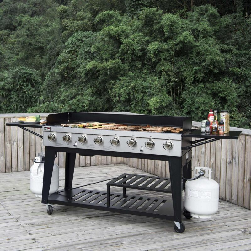 Royal Gourmet GB8001 8-Burner BBQ Gas Propane Grill Outdoor Large Party - Image 10