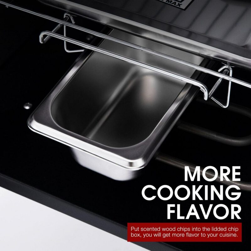 Royal Gourmet SE2805 28-Inch Analog Electric Smoker With 3 Cooking Grates - Image 8