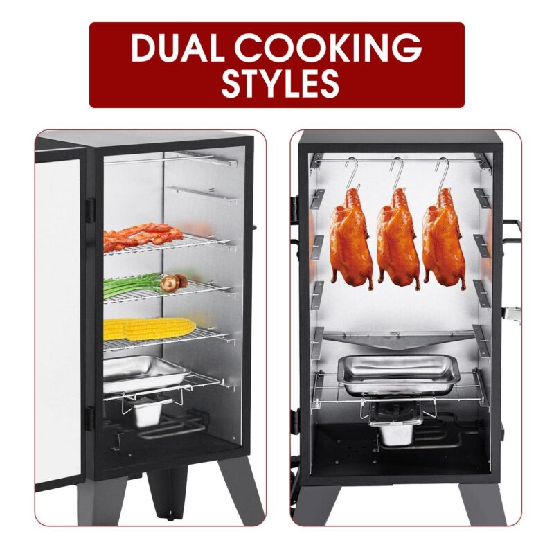 Royal Gourmet SE2805 28-Inch Analog Electric Smoker With 3 Cooking Grates - Image 6