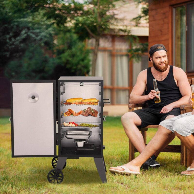 Royal Gourmet SE2805 28-Inch Analog Electric Smoker With 3 Cooking Grates - Image 3