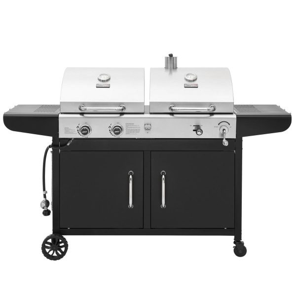 Royal Gourmet ZH3002N 3-Burner 25,500 BTU Gas/Charcoal Combo Grill