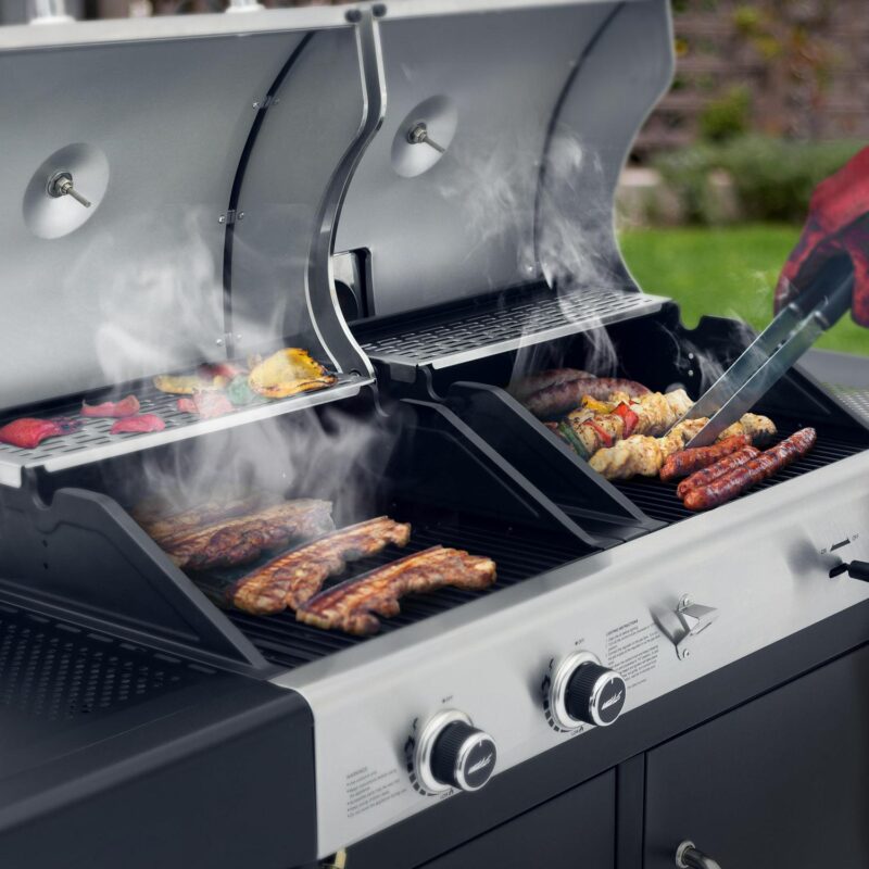 Royal Gourmet ZH3002N 3-Burner 25,500 BTU Gas/Charcoal Combo Grill - Image 11