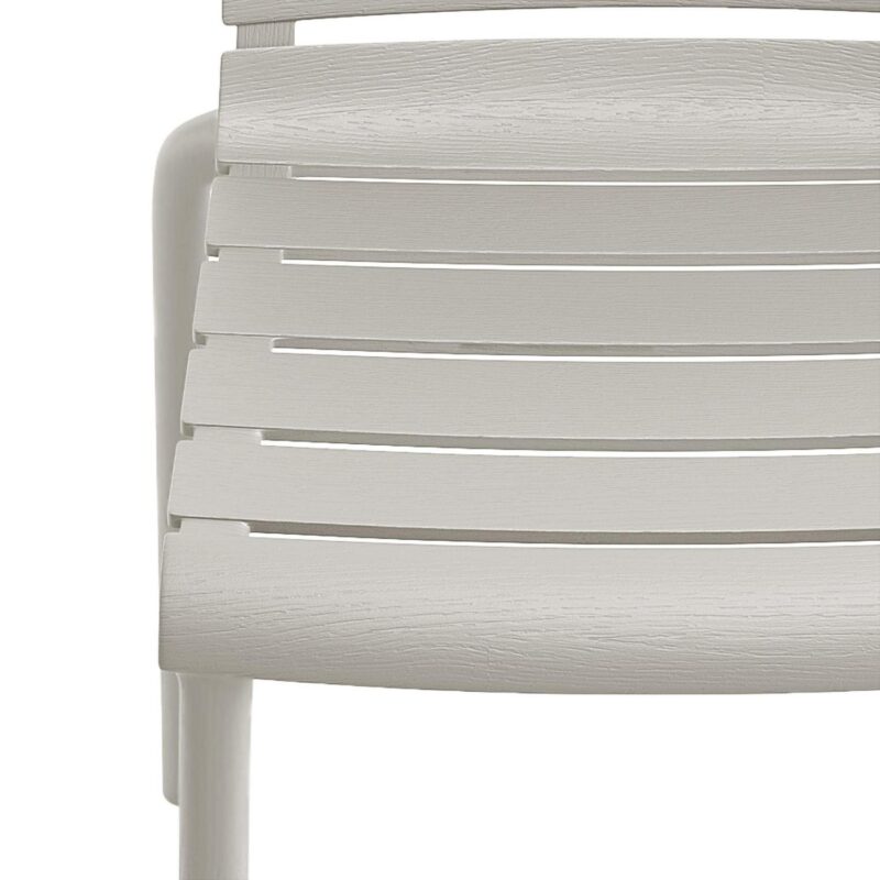 Rylan Indoor and Outdoor Stackable Chair - Cement Gray - Set of 2 - Image 6