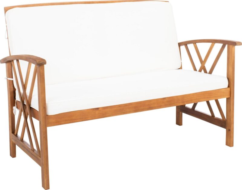 SAFAVIEH 4-Pieces Patio Outdoor Furniture Set, Beige - Image 7