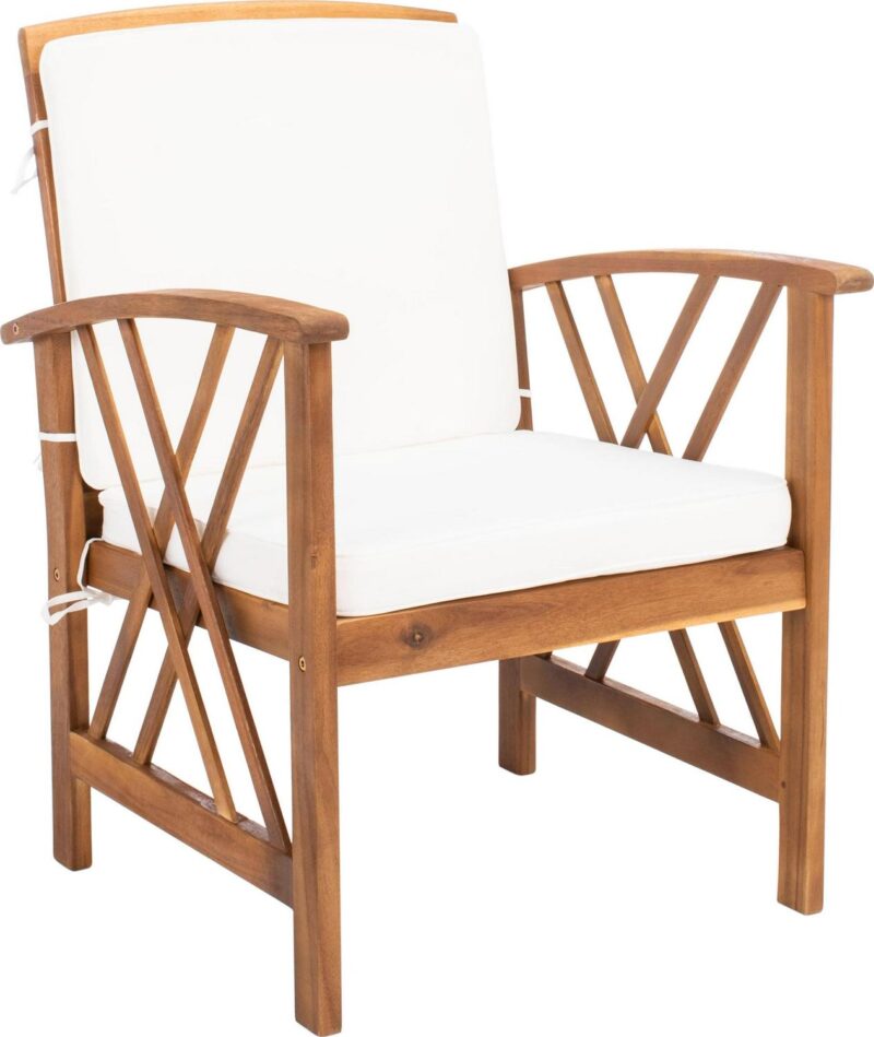 SAFAVIEH 4-Pieces Patio Outdoor Furniture Set, Beige - Image 6