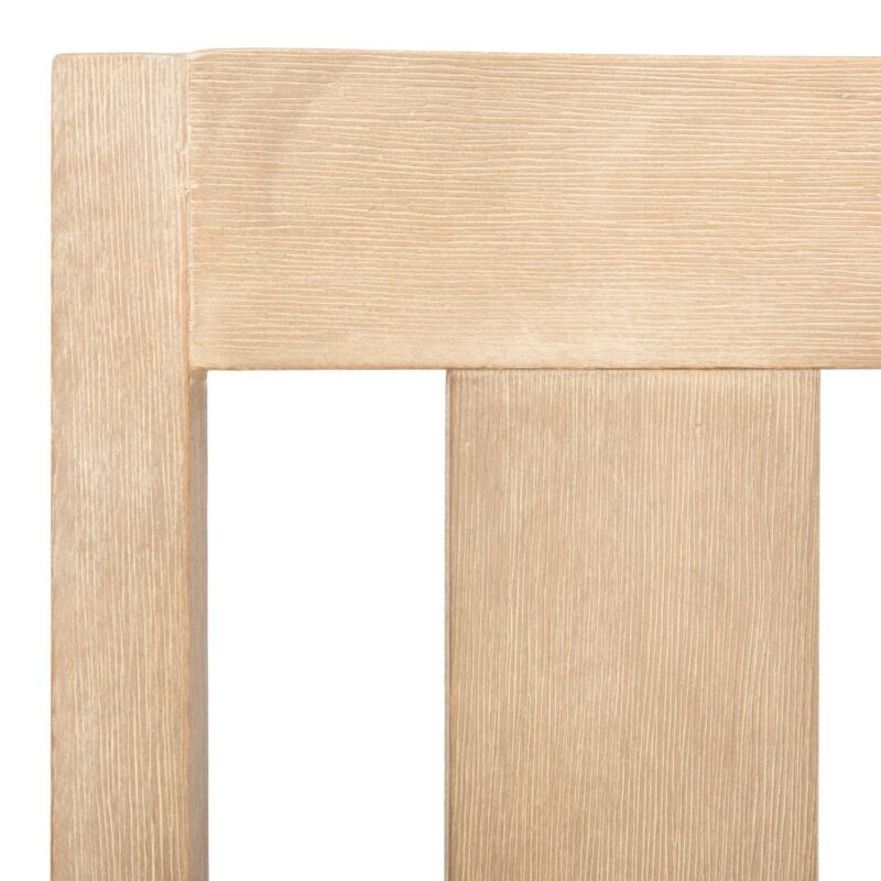 SAFAVIEH Couture Dominica Eucalyptus Wood Outdoor Dining Chair - Set of 2, Natural/White - Image 10