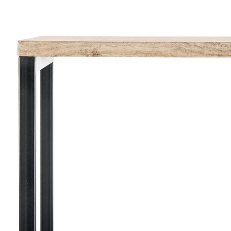 SAFAVIEH Gabrielle Retro Mid Century Wood Etagere, Oak/Black - Image 7