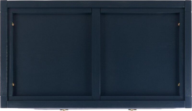 SAFAVIEH Johni Glam Style 1 Drawer 5 Shelf Etagere, Navy (32 in. W x 18 in. D x 70 in. H) - Image 7