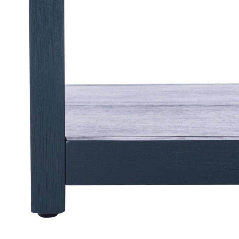 SAFAVIEH Johni Glam Style 1 Drawer 5 Shelf Etagere, Navy (32 in. W x 18 in. D x 70 in. H) - Image 10