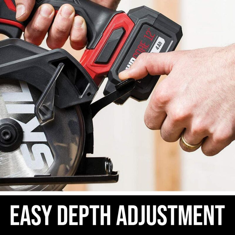SKIL Cordless PWR CORE 12a c Brushless 12-Volt Drill Driver and Circular Saw Kit with 4.0Ah Battery and PWR JUMPa c Charger - Image 5
