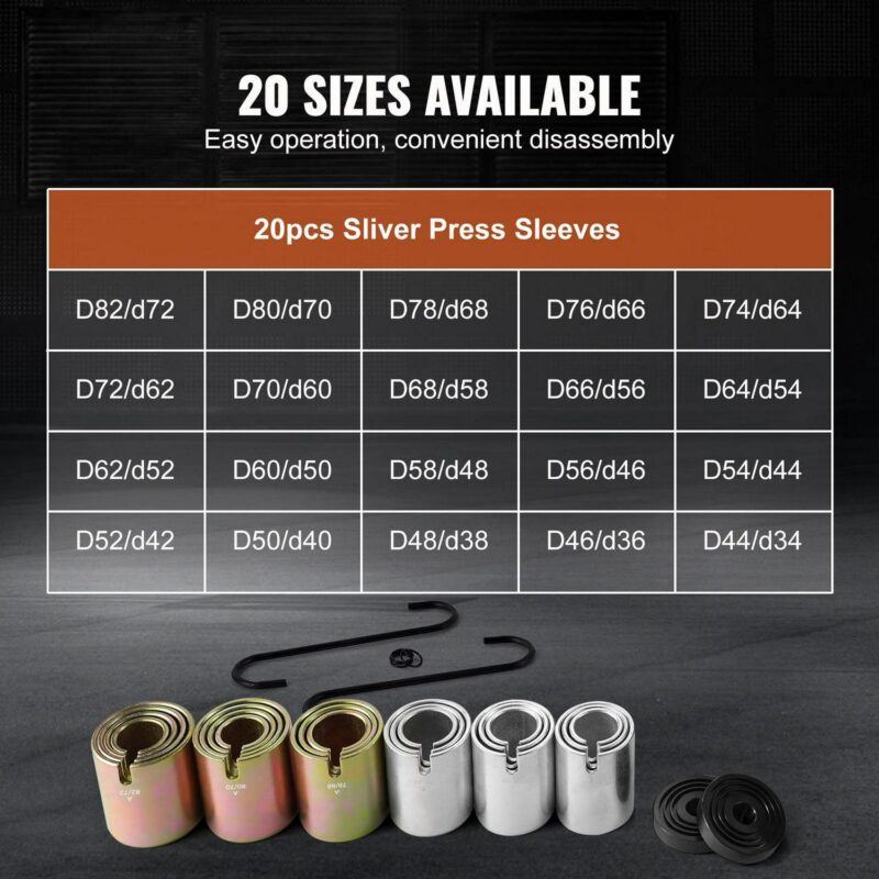 SKYSHALO 26-Piece Pull and Press Sleeve Set, Steel Bushing Removal and Installation Kit, Bush Insertion Removal Tools with Storage Case, Suitable for LCV and HGV Engines - Image 6