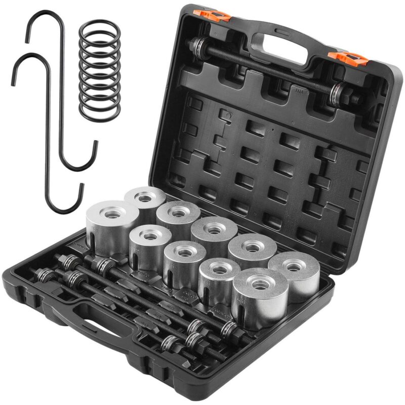 SKYSHALO 27-Piece Pull and Press Sleeve Kit, Steel Bush Bearing Extraction and Installation Set, Bush Removal Insertion Tools with Portable Case, Fits Various LCV and HGV Engines - Image 6