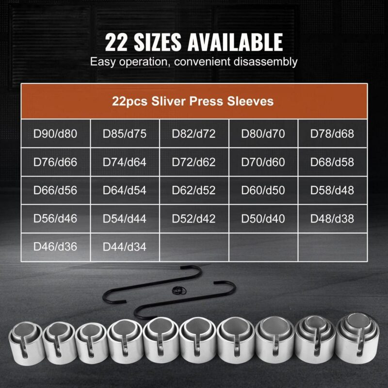 SKYSHALO 27-Piece Pull and Press Sleeve Kit, Steel Bush Bearing Extraction and Installation Set, Bush Removal Insertion Tools with Portable Case, Fits Various LCV and HGV Engines - Image 7