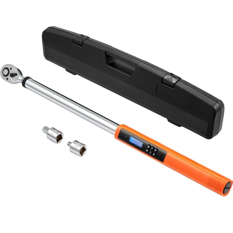 SKYSHALO Digital Torque Wrench, 1/2  Drive Electronic Torque Wrench, Torque Wrench Kit 25-250ft.lb/34-340n.m Torque Range Accurate to A+-2%, 3-Mode Adjustable Torque Wrench Set - Image 9
