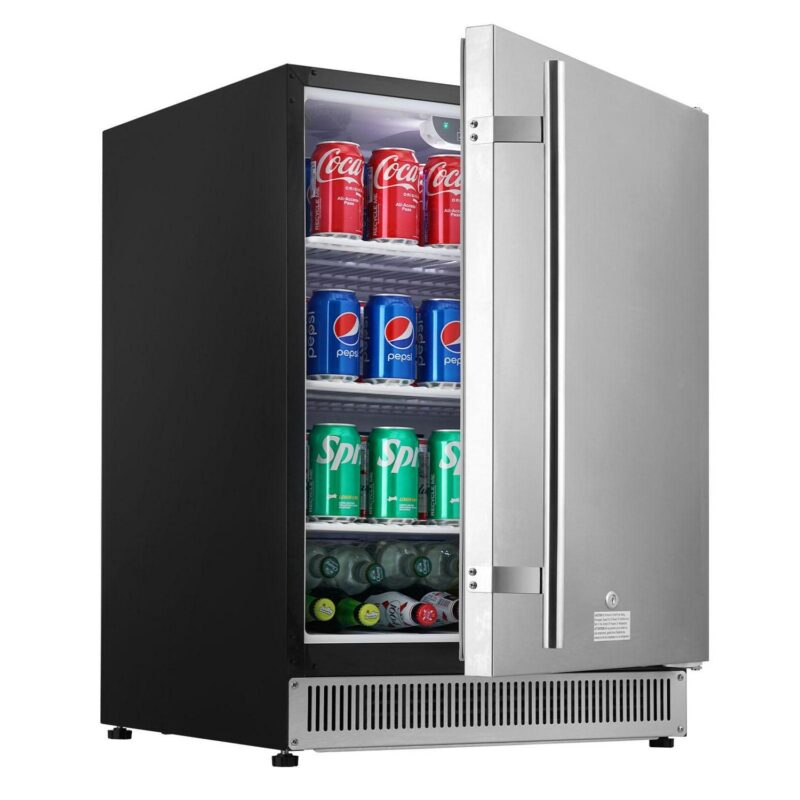 SKYSHALO Outdoor Beverage Fridge Cooler, 23.6''x 25.24''x 33.66'' - Image 9